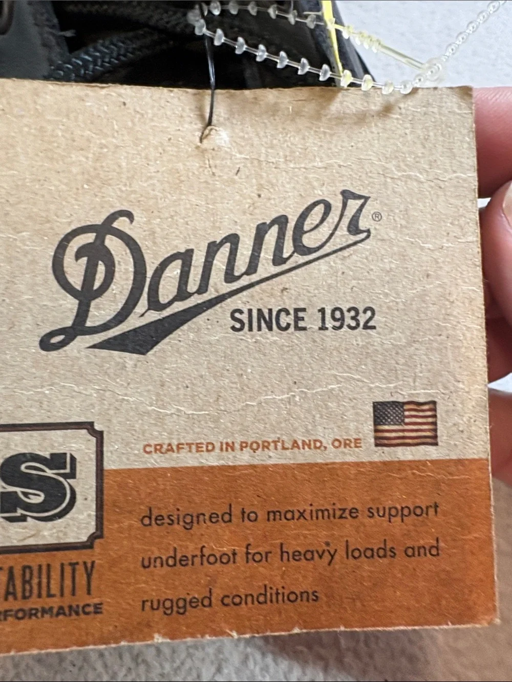 Danner Black Lace-Up Combat Boots